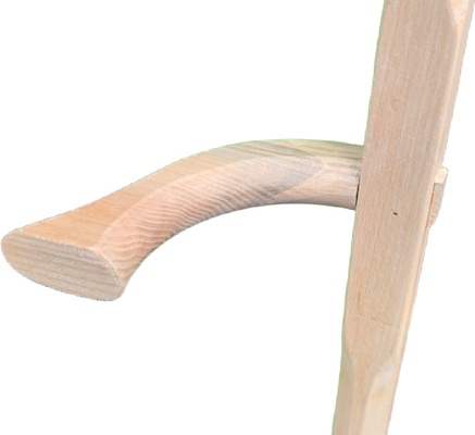 Estil de Madera Mango Guada�a Cuadrado